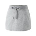 thumbnail image 4 of BYHONG Robes pour Filles Robe Preppy Mode Personnalité Jupe Complète Jupe Filles Gris 11-12 Ans Tenue de Jeu Extérieure, 4 of 4