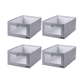 thumbnail image 1 of Set De Cajas Plegables Para Guardar Ropa, 4 Piezas Lab.G, Gris, 1 of 5