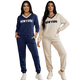 thumbnail image 1 of Pack de 2 Conjuntos Estilo Deportivo Urbano, Sudaderas y Pants Cómodos para Mujer, 1 of 5