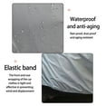 thumbnail image 6 of Car Cover Waterproof All Weather Snowproof Windproof Hail Protector Full Exterior Covers UV Protection Universal Fit Sedan Outdoor Automobiles, 6 of 6