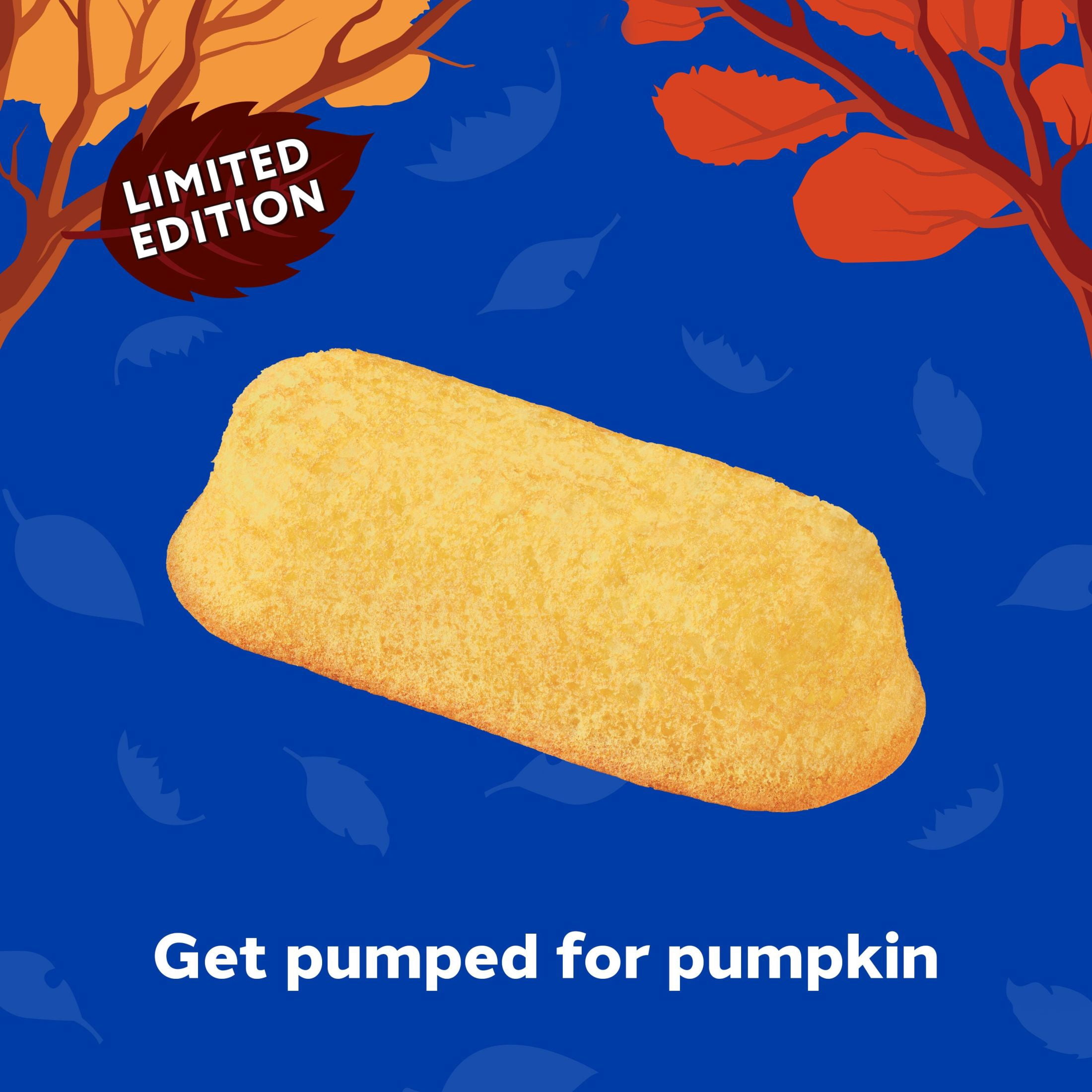 Hostess Twinkies, Golden Sponge Cakes with Pumpkin Spice Artificially Flavored Filling, 10.86 oz Box (8 Snacks)