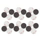 thumbnail image 1 of GAXIRE 40 imanes redondos de goma autoadhesivos de 33 x 2 mm para el marco de la puerta del refrigerador (negro), 1 of 3