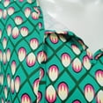 thumbnail image 4 of Robe de Mode pour Femmes Imprimé Boho Manches Mi-Longues Robe Col en V Bretelles Robe Ample Robe Longue Robe de Vacances, 4 of 6