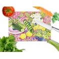 thumbnail image 2 of Carolines Treasures Flower - Primroses Glass Cutting Board Large 12H x 16W multicolor, 2 of 2