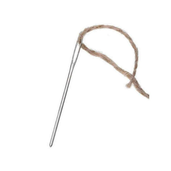 facefd Ensemble de 9 Aiguilles à Coudre Robustes Résistantes à l'Usure Pointe Épaisse Kit de Broderie pour Tapisserie Vêtements