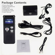 Electronicstar Voice Activated 8GB Mini Portable Tape Dictaphone Voice Recorder
