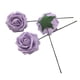 thumbnail image 1 of Kearding Rosas hechas a mano, rosas artificiales, Navidad, Halloween, regalos de Acción de Gracias, flores, hogar, oficina, fiestas, tributos Flores artificiales Púrpura, 1 of 6