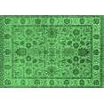 thumbnail image 1 of Ahgly Company Indoor Rectangle Oriental Emerald Green Industrial Area Rugs, 2' x 4', 1 of 4