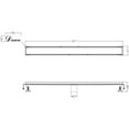 thumbnail image 2 of Dawn LVA320304 Volga River Series Linear Shower Drain, 32-Inch, 2 of 2