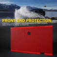 thumbnail image 3 of Xprite Parrilla De Malla De Aleación De Aluminio Roja Con Orificio De Bloqueo De Capó Compatible Con Jeep Wrangler Jk Jku 2007-2018, 3 of 5