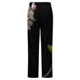 thumbnail image 6 of Apple Blossoms Dark Background Beauty Winter Female Pants Flannel High Waist Women Pants Lady Warm Straight Leg Plush Trousers, 6 of 7