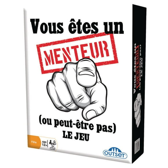 Outset Media You Are A Liar Party GAME - French