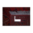 thumbnail image 2 of Hand Knotted Afghan Khal Muhammadi Wool Rug - 2'8'' x 9'7'', 2 of 7
