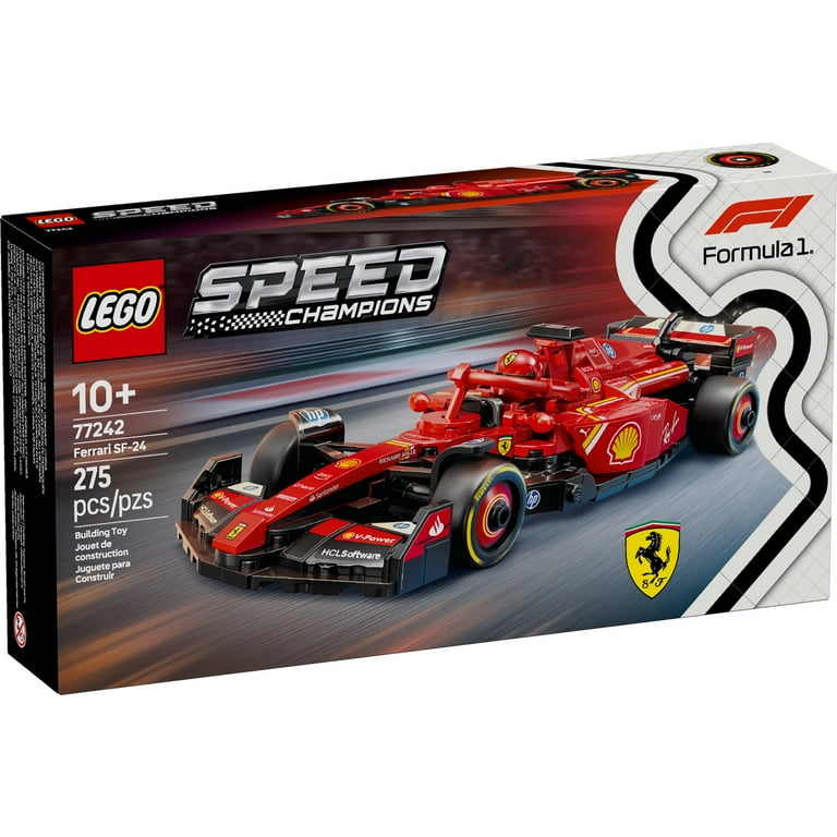LEGO Speed Champions Ferrari SF-24 F1 Race Car Toy - Building Set