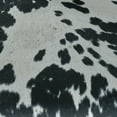 thumbnail image 6 of Linon Clayton Black Cow Print Bar Stool, 30 inch Seat Height, 6 of 13