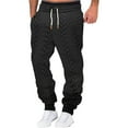 thumbnail image 2 of Hfolob Pants For Men Casual Sports Trouser Loose Fit Versatile Casual Trouser Soft Comfortable Warm Sweatpants Sweatpants, 2 of 3