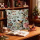 thumbnail image 5 of Bonita funda de almohada bordada con pelusa corta de 45 x 45 cm | Funda decorativa para sofá, dormitorio y sala de estar | Cojín suave decorativo para el hogar, 5 of 5