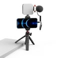 thumbnail image 4 of SmallRig simorr Vigor VK-50 Vlog Tripod Kit with Vibe P96 Video LED Light, Wave S1 Lite Microphone, 4 of 10