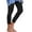 Black, variant on Hpapadks Casual Pants for Women Solid High Waisted Stretchy Lace Leggings Capris Slacks for Women Black XXXL