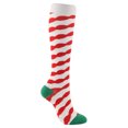 thumbnail image 3 of Harpily Women's Knee High Socks Cotton Pad Sports Leisure With Stripes Patten Warm Christmas Halloween Socks for or Daily Use, 3 of 3