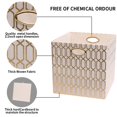 thumbnail image 3 of Posprica Storage Bins Storage Cubes 13 13 Fabric Drawers Organizer Basket Boxes Containers (13 13 13/4Pcs Cream/Gold Geometry Pattern), 3 of 5