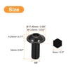 thumbnail image 2 of Unique Bargains Flanged Button Head Socket Cap Screws, 20 Pack M8x16mm 304 Stainless Steel Bolts, 2 of 5