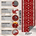 thumbnail image 2 of Ottomanson Aisle Runner Rug 1'11" x 46' – Soft Non-Slip Rug, Low Pile Carpet for Hallways, Events, Churches & Extra-Long Indoor Spaces, Mahal Red, 2 of 5