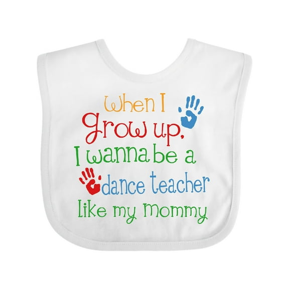 Inktastic Dance Teacher Like Mommy Boys or Girls Baby Bib