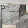 thumbnail image 2 of Bidet Toilet Matte Grey Elongated One Piece Toilet Dual Flush 1.1/1.6 GPF Water Saving Comfort Seat Height, Map 1000g,Grey,One Piece Toilet, 2 of 6