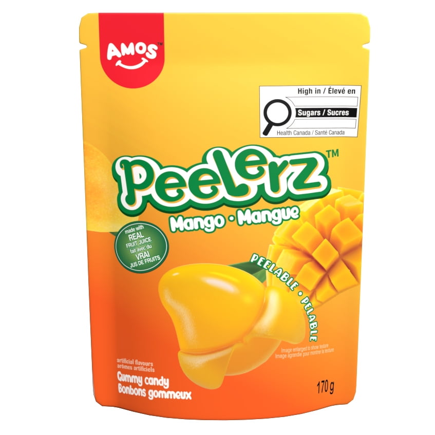Peelerz - Mangue Peelerz - Bonbons gélifiés à la mangue pelables 170 g