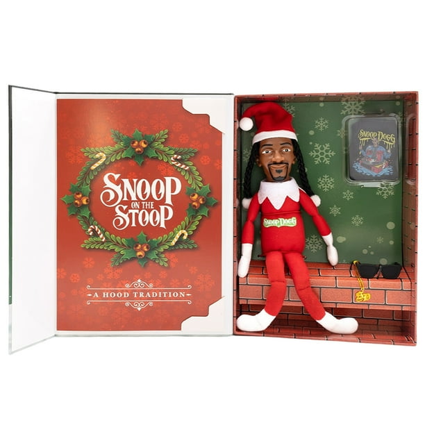 Snoop on The Stoop 12 pulgadas Snoop Dogg hecho a mano Elf Hip Hop muñeca regalos de Navidad