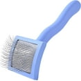 thumbnail image 4 of We Love Doodles Curved Dog Slicker Brush – Professional Grooming Brush for Long & Curly Hair, Removes Mats, Tangles & Loose Fur – Soft Pin Dematting & Deshedding Brush, Medium, 4 of 7