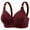 #2_Red, variant on Polka Dot Bras for Women Adjustable Straps Wire-Free Bralettes Support Push-Up Bra Non-Slip Anti-Sagging Seamless Brassiere Lightweight Breathable Underwear