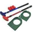 thumbnail image 4 of S SERENABLE Telescopic Golf Putter Putting Cup Golf Balls Set for Backyard Birthday Gift With Flag, 4 of 9