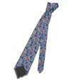 thumbnail image 5 of Naloa Cute Popcorn Print Solid Color Tie Formal Necktie for Men，Suitable for business, daily life, work, 5 of 5