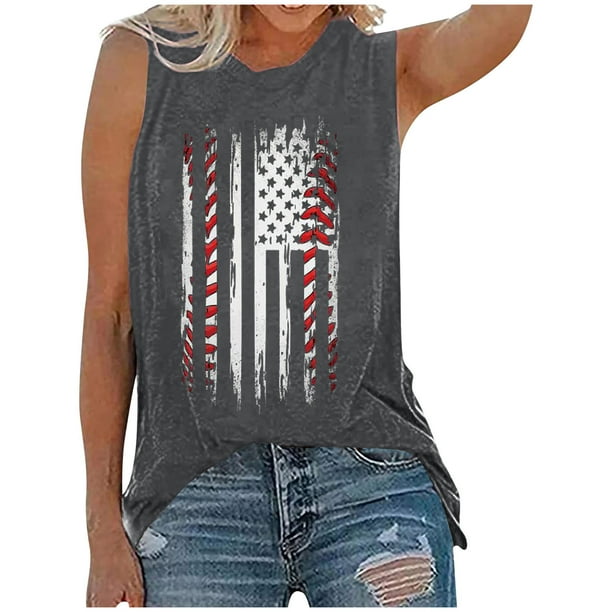 Tops Para Mujer Elegante Blusa Casual Moda Causal Rounk Cuello Estampado Camiseta Sin Mangas Tanque Odeerbi ODB160998