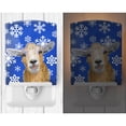 thumbnail image 2 of Goat Winter Snowflakes Holiday Ceramic Night Light, 2 of 2