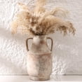 thumbnail image 4 of Florero de cerámica Mitt&Ditt con asas de 28 cm de alto, color beige, 4 of 8