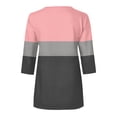 thumbnail image 4 of RQYYD Womens Sweatshirts Half Zip Fleece Pullover Tops Color Block Quarter Zipper Hoodies Fall Winter Clothes, 4 of 5