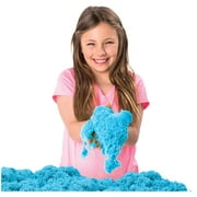 Kinetic Sand, Sandbox Set Kids Toy with 1lb All-Natural Blue Kinetic Sand and 3 Molds, Sensory Toys for Kids Ages 3 and up
