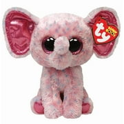 TY Beanie Boos - ELLIE the Pink Elephant (Glitter Eyes) (Medium Size - 9 inch)
