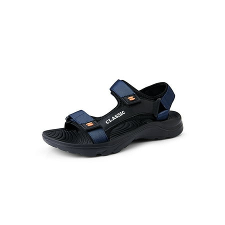 

Tenmix Men s Indoor&Outdoor Cozy Flat Sandals Open Toe Beach Shoes Mens Summer Fashion Flats Slide Sandal