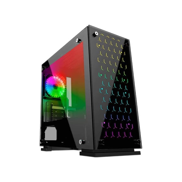 Gabinete Gamer BALAM RUSH Spectrum Talos, Micro-ATX, LED, RGB, sin BALAM RUSH SPECTRUM BR-922968