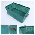 thumbnail image 2 of Unique Bargains Fabric Storage Cube Bin for Shelves Collapsible Storage Basket 1 Pcs Green, 2 of 7