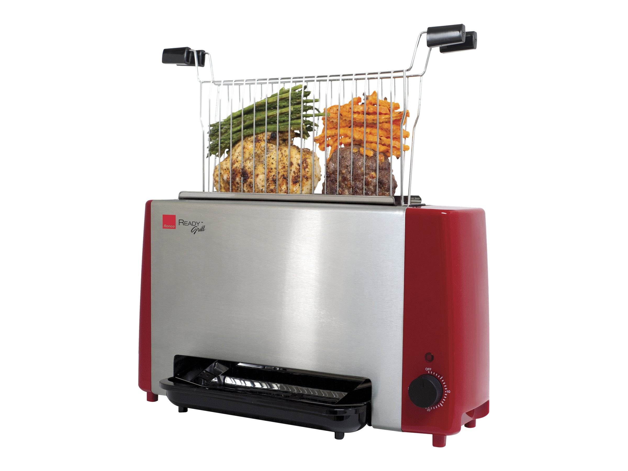 Ronco RG1003RDDRM Ready Grill, Red