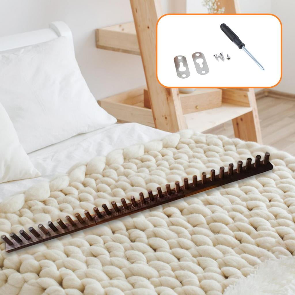 Wxqbjtam Chunky Blanket Loom Kit, Knitting Loom for DIY Throw Blankets, Beginner Friendly
