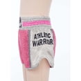 thumbnail image 4 of Hansber Boys Muay Thai Fight Shorts Sequins MMA Kickboxing Grappling Training Bottoms Combat Sport Shorts Pink 8, 4 of 7