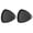 Black, variant on POYOGA Triangle Shaped Display Tray For Jewelry Organization And Vanity Accessories