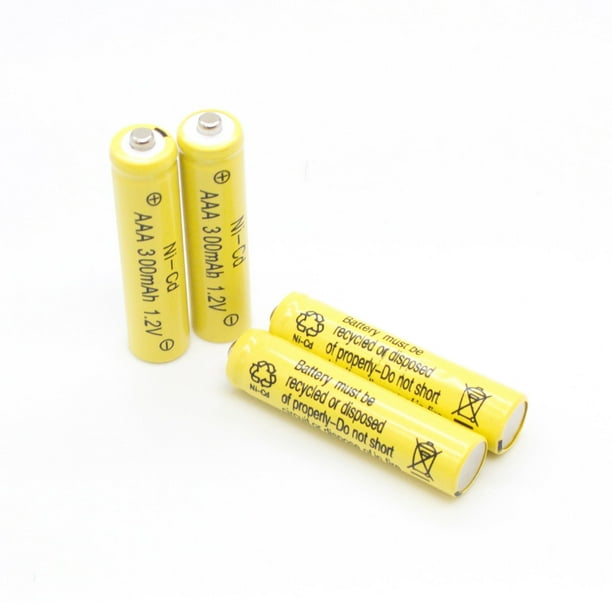 Solar Light Replacement NiCd Rechargable Batteries (Pack of 12