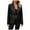 Black, variant on Tiweut Women's Leisure PU Leather Jackets Solid Color Double Breasted Button Suit Loose Fit Coat Regular Blouses Beige,L